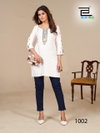 Bloom By Blue Hills Rayon Side Cut Short Kurtis Wholesale Market In Surat